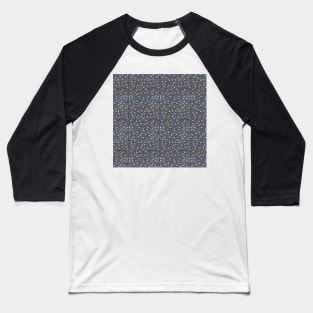 Drops - hand drawn pattern water drops in blue and brown Baseball T-Shirt